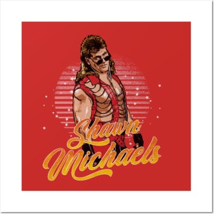 Shawn Michaels Retro Posters and Art